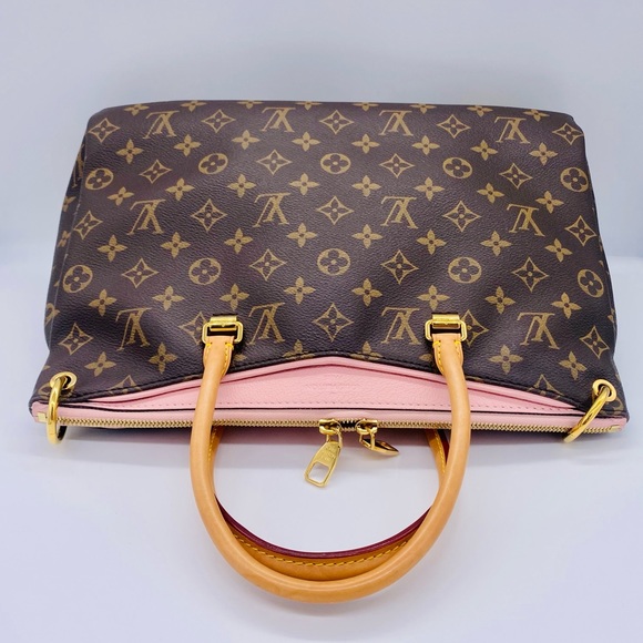 Louis Vuitton Brown and Pink Monogram Shoulder Bag - Picture 8 of 16